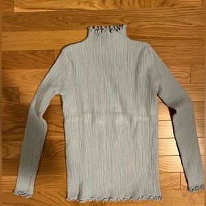 Light blue turtle neck long sleeve